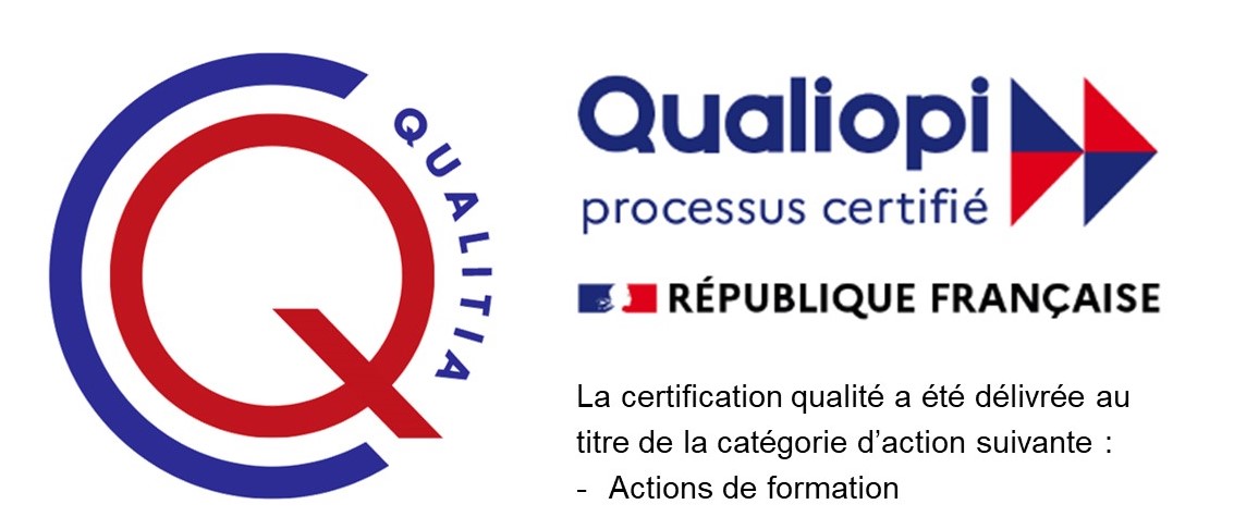 Logo Qualiopi certification qualité de formation française